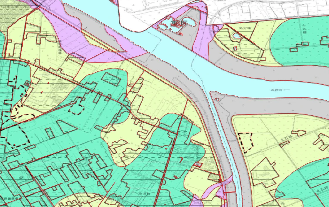 Landform classification map deliverable version showing processed data for planning and development analysis